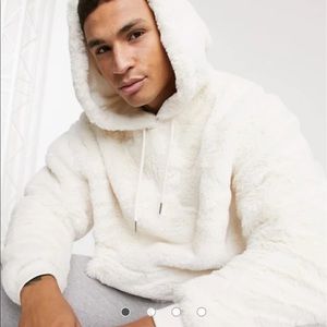 Oversized Faux Fur Hoodie